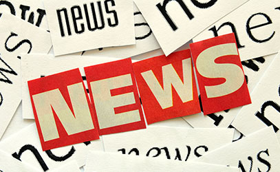 photo of news title cuttings to spell the word news